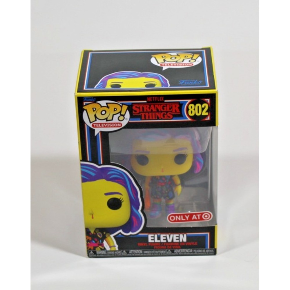 Funko Pop! Stranger Things 802 Eleven Blacklight Target Vinyl Figurine